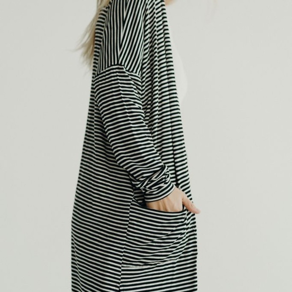 Carly Jean Los Angeles CJLA Sailor Stripe Kimono - Picture 3 of 7